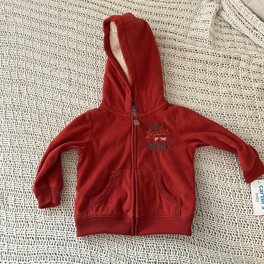 Carter’s sweater - wolf theme